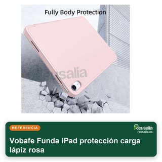 Custodia iPad con protezione e ricarica per pennino rosa