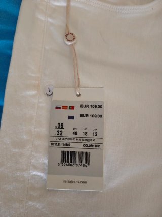 Pantalón Salsa Mujer Talle Alto Talla 48