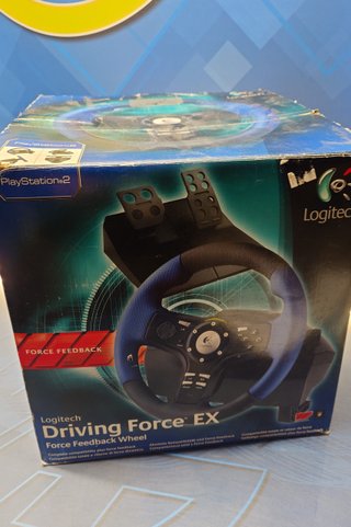 Volante Logitech Driving Force EX PS2