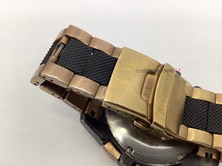 reloj pulsera caballero lanscotte cronógrafo rose gold