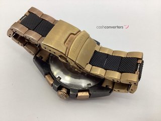 reloj pulsera caballero lanscotte cronógrafo rose gold