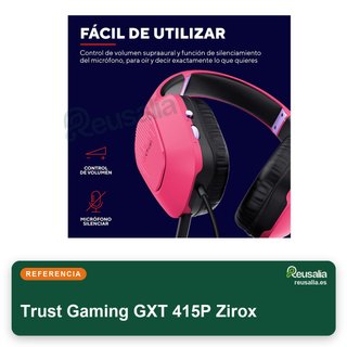 Trust Gaming GXT 415P Zirox auriculares gaming