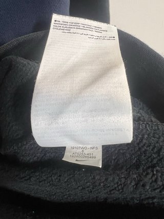 Sudadera Nike Air Negra y Azul