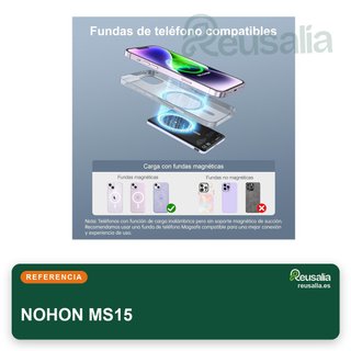 NOHON Powerbank magnético carga rápida