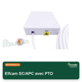 Elfcam cable fibra óptica monomodo 25m