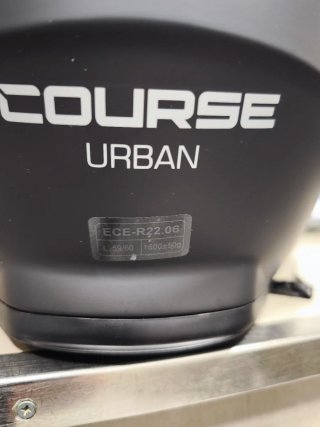 Casco Jet Negro COURSE Urban