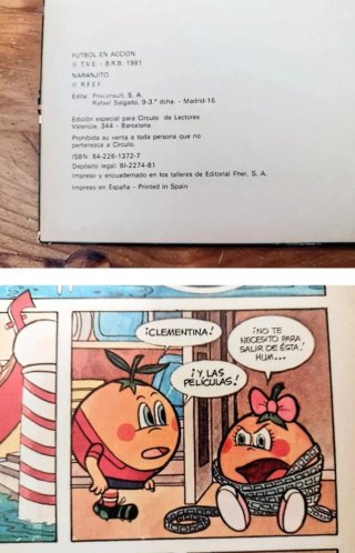 ANTIGUO CÓMIC NARANJITO MUNDIAL 82
