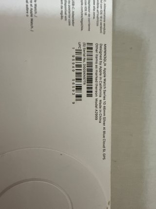 Apple Watch Series 10 46mm Aluminio