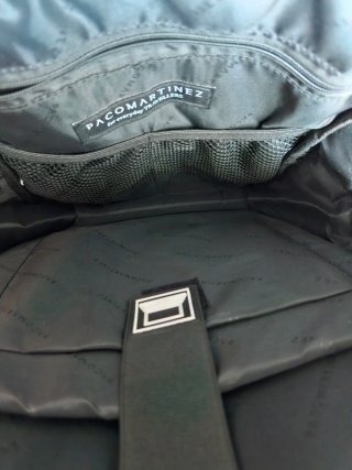 Mochila Paco Martínez Negra/Gris Nueva