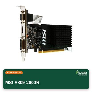 MSI V809-2000R tarjeta gráfica pasiva 2GB HDMI