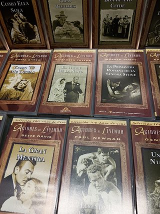 25 cintas, películas VHS. actores de leyenda