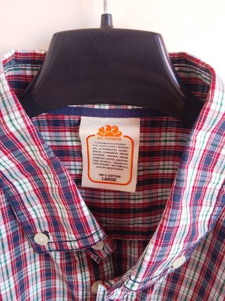 Camicia uomo Sundek cotone taglia L vintage italy
