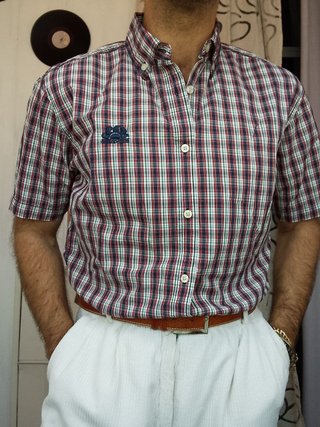 Camicia uomo Sundek cotone taglia L vintage italy