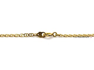 cadena oro 18k 25cm