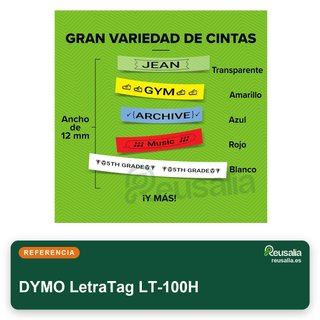 DYMO LetraTag impresora etiquetas portátil