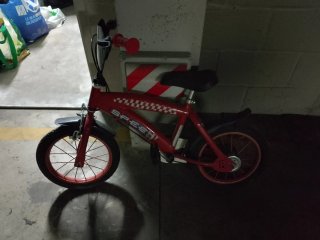 Bicicleta infantil roja SPEED