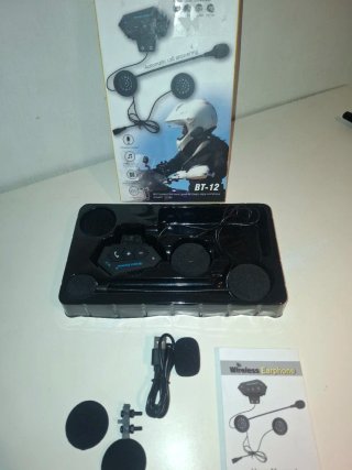 Intercomunicador Moto BT-12 Negro