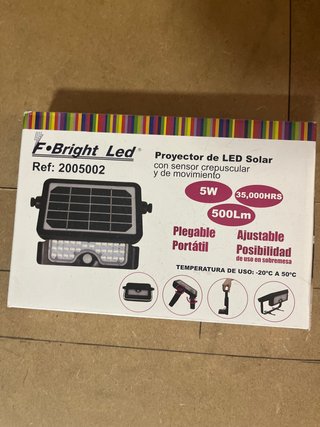 Proyector LED Solar F-Bright