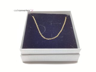 cadena oro 18k 27cm