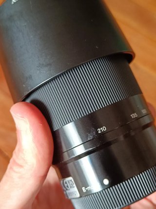 Sony E 55-210mm OSS objetivo zoom
