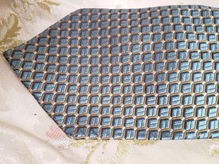 Cravatta Seta Grigio Azzurro Ermenegildo Zegna