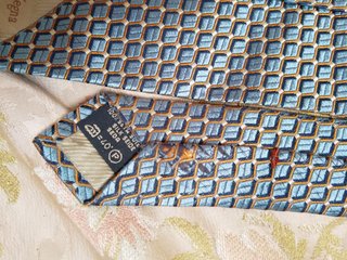 Cravatta Seta Grigio Azzurro Ermenegildo Zegna