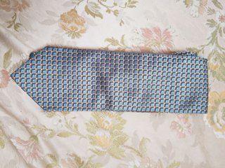 Cravatta Seta Grigio Azzurro Ermenegildo Zegna