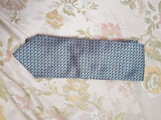 Cravatta Seta Grigio Azzurro Ermenegildo Zegna
