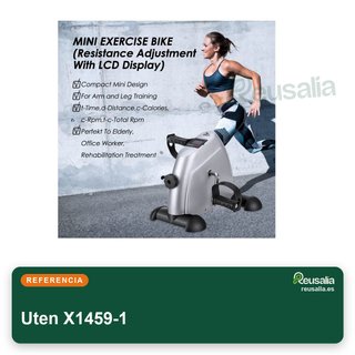 Mini bicicleta estática con resistencia ajustable
