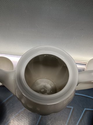 Juego de cafe o te, porcelana, SANTA CLARA, reflejos, juego de 6 tazas