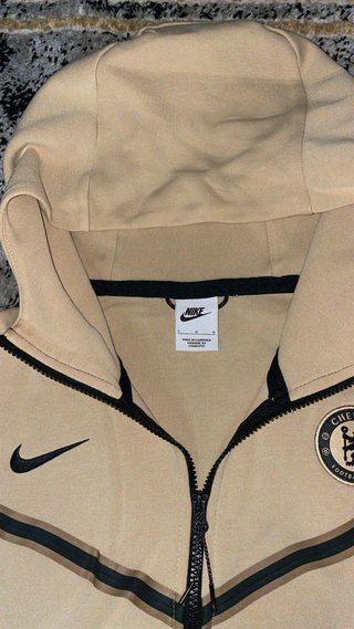 Chándal Nike Tech Fleece Chelsea FC Beige/Negro