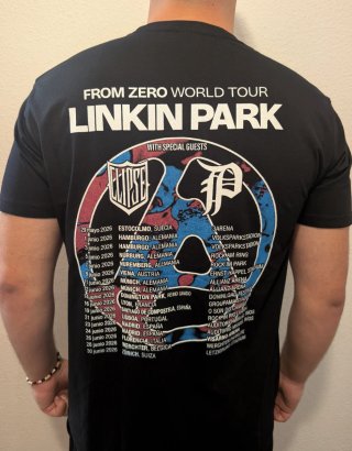 CAMISETA NEGRA - LINKIN PARK - TALLA XL y más