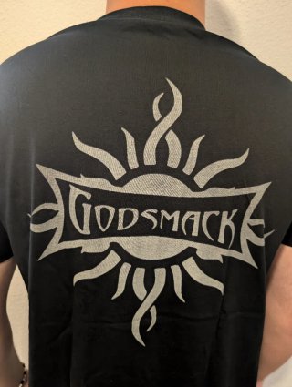 CAMISETA NEGRA - GODSMACK - TALLA XL y más...