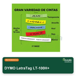 DYMO LetraTag LT-100H+ impresora etiquetas