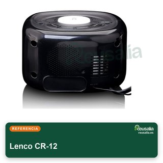 Lenco CR-12 radio despertador con alarma doble