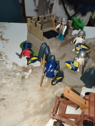 Playmobil Castello con Cavalieri e Catapulta