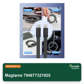 Cable magnético carga rápida iPhone Magtame