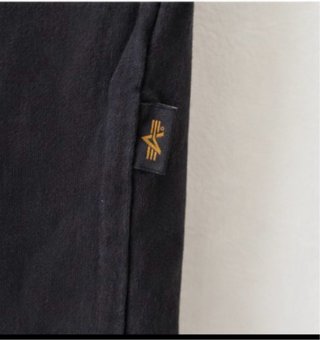 Camiseta Alpha Industries Negra Talla L