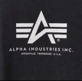 Camiseta Alpha Industries Negra Talla L