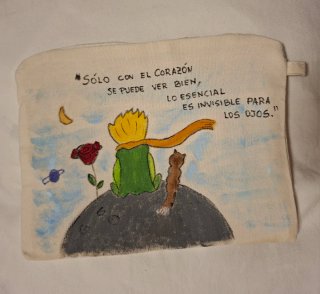 Neceser pintado a mano El Principito