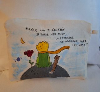 Neceser pintado a mano El Principito