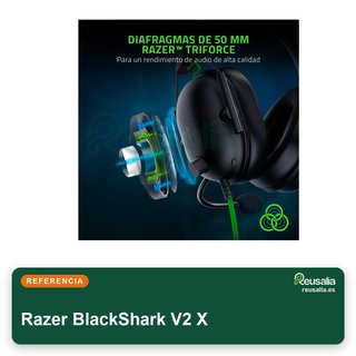 Razer BlackShark V2 X auriculares gaming 50mm