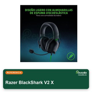 Razer BlackShark V2 X auriculares gaming 50mm