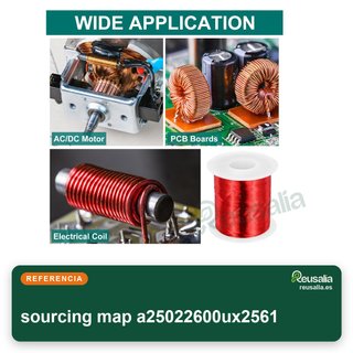 Cable magnético cobre aislado 42AWG motor