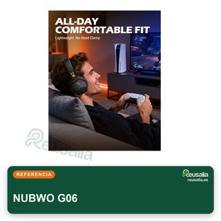NUBWO G06 cascos gaming inalámbricos sonido