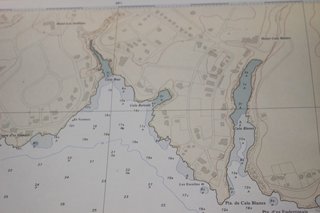 Carta de navegación Puerto de Ciudadela. 1980. 1:5000. 58 x 74 cm aprox.