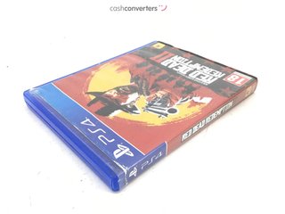 red dead redemption 2 ps4
