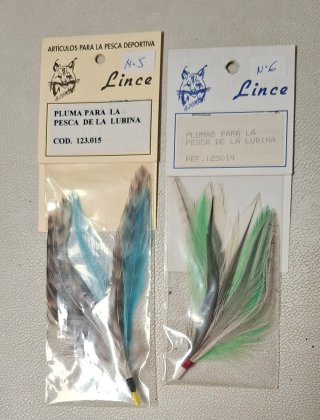 Plumas Pesca Lubina (N1-N6) Señuelo profesional