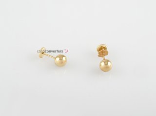 pendientes oro 18k
