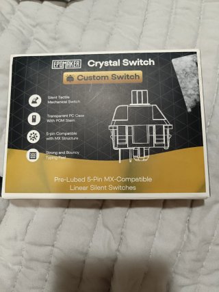 35x EPOMAKER Crystal Switch Mecánicos